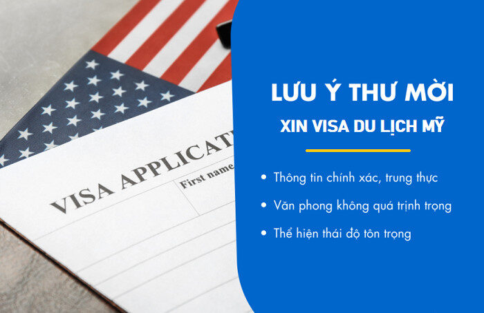 Hồ sơ xin visa du lịch Mỹ có thư mời